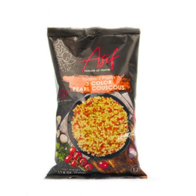 Three-color pearl couscous, Asif, 500 g